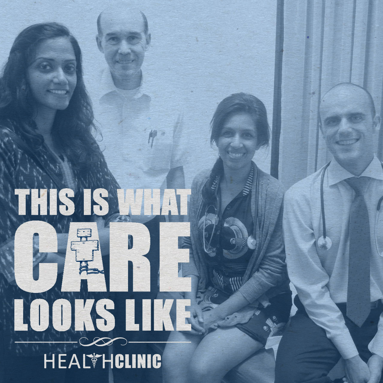 Volunteer medical staff at the Port Ministries free health clinic